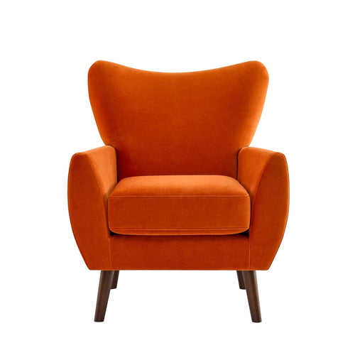 Dusklia - Alia Accent Chair - Bright Orange