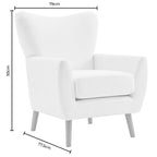 Dusklia - Alia Accent Chair - Bright Orange
