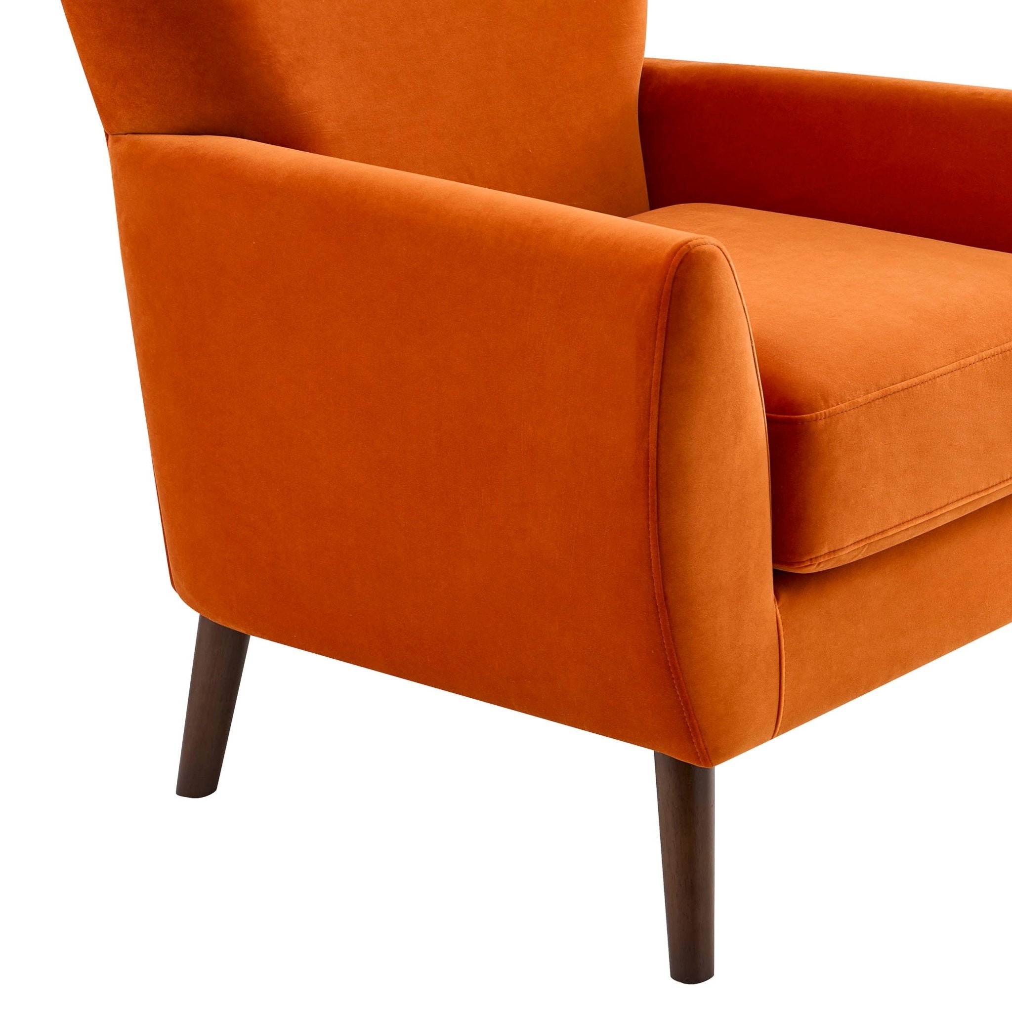 Dusklia - Alia Accent Chair - Bright Orange