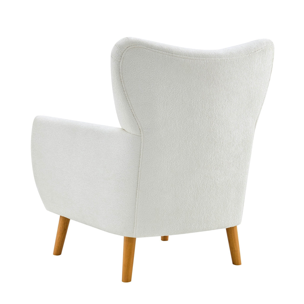 Dusklia - Alia Accent Chair - Chenille Ecru