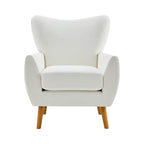 Dusklia - Alia Accent Chair - Chenille Ecru