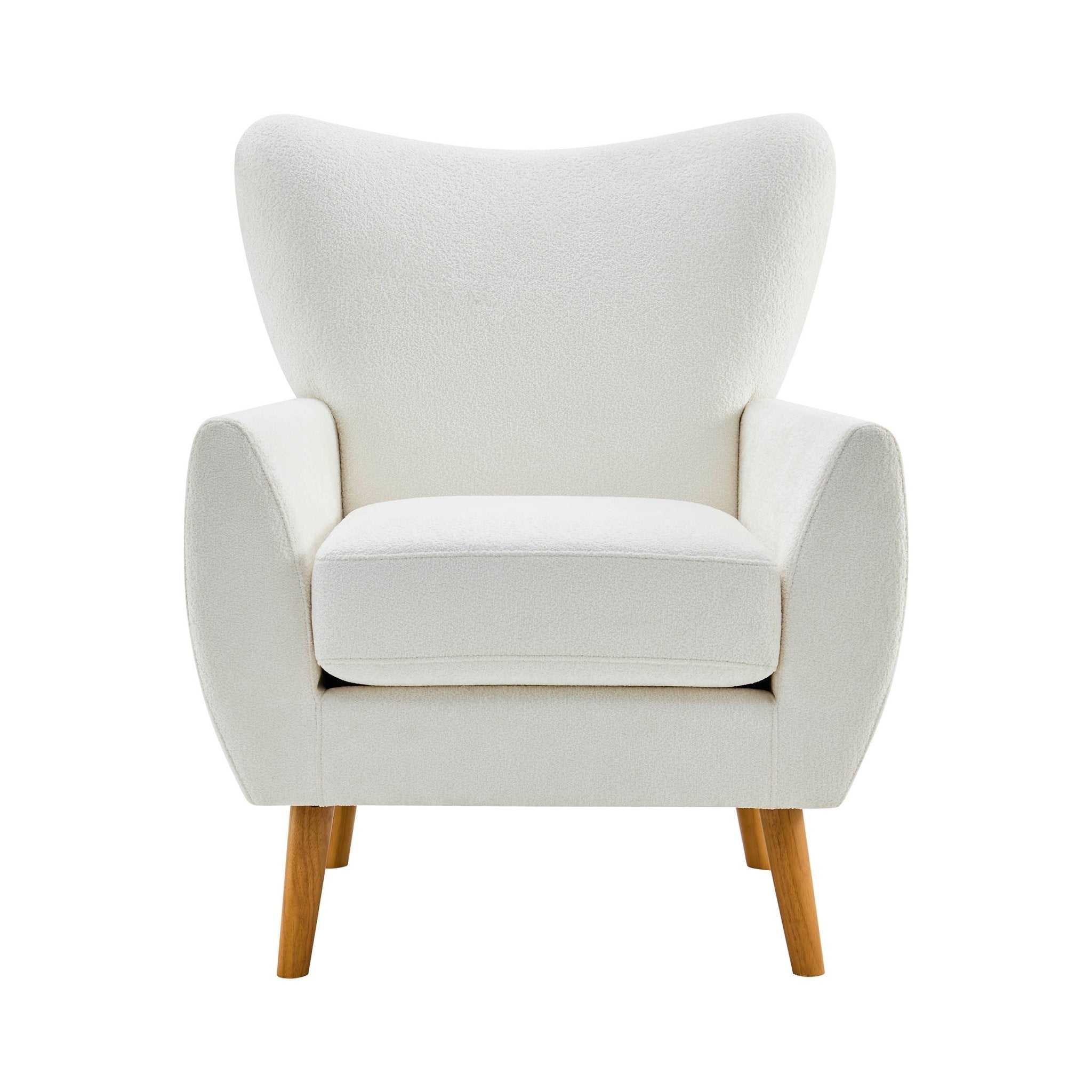 Dusklia - Alia Accent Chair - Chenille Ecru