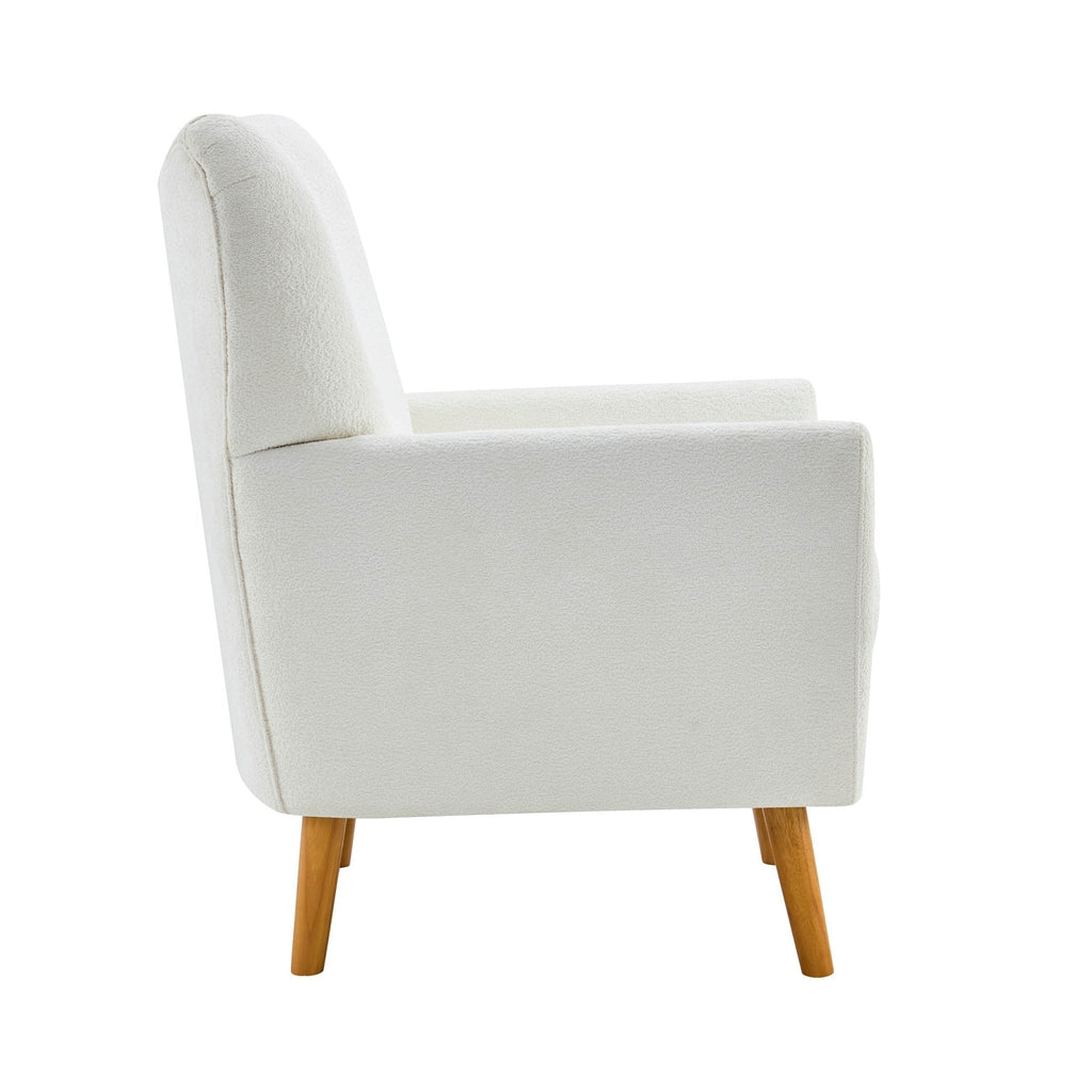 Dusklia - Alia Accent Chair - Chenille Ecru