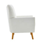 Dusklia - Alia Accent Chair - Chenille Ecru