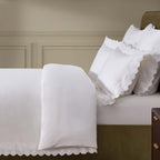Dusklia - Alice 200 Thread Count Duvet Cover - White