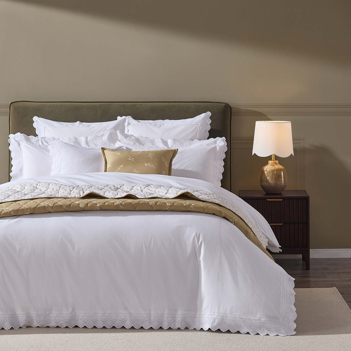 Dusklia - Oslo Ottoman Storage Bed - Olive