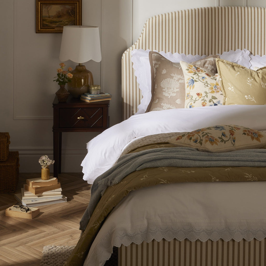 Dusklia - Alice 200 Thread Count Duvet Cover - White
