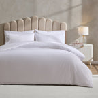 Dusklia - Alma 300 Thread Count Duvet Cover - Sateen - Off White