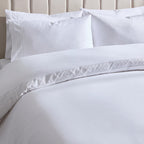 Dusklia - Alma 300 Thread Count Duvet Cover - Sateen - Off White