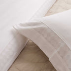 Dusklia - Alma 300 Thread Count Duvet Cover - Sateen - Off White