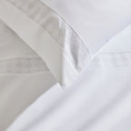 Dusklia - Alma 300 Thread Count Duvet Cover - Sateen - Off White
