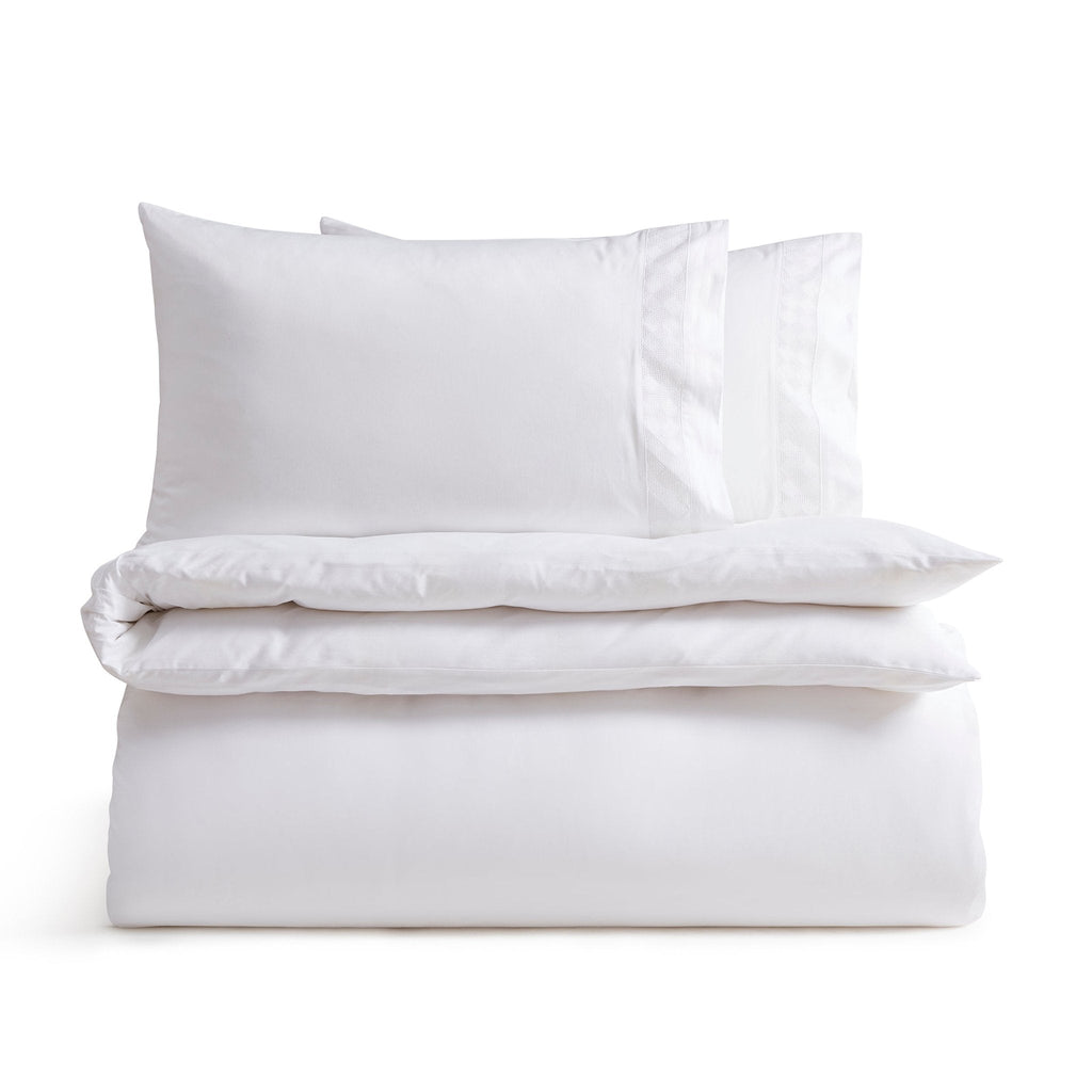 Dusklia - Alma 300 Thread Count Duvet Cover - Sateen - Off White