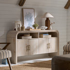 Dusklia - Alora 4 Door Sideboard - Washed Wood