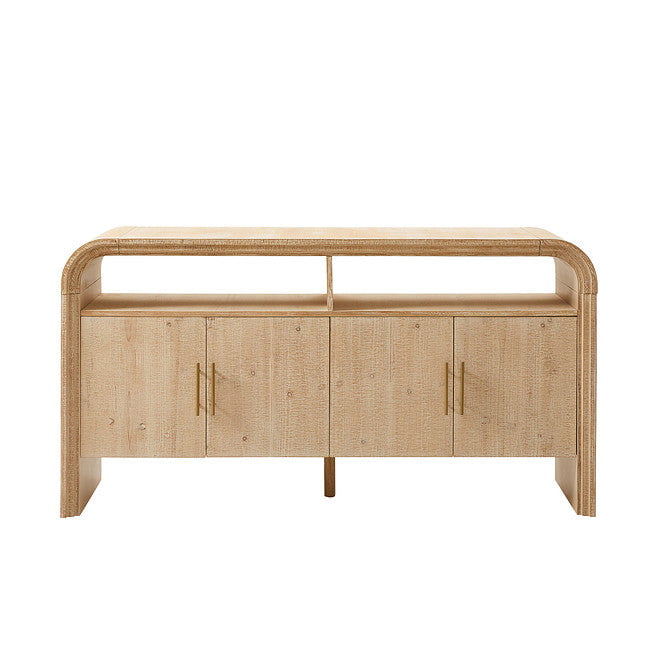Dusklia - Alora 4 Door Sideboard - Washed Wood