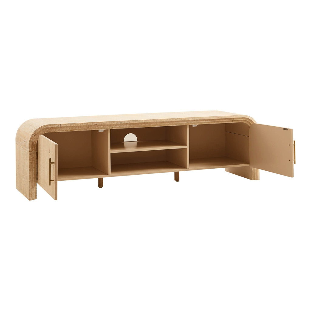 Dusklia - Alora Tv Unit for TVs up to 60- Washed Wood