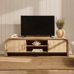 Dusklia - Alora Tv Unit for TVs up to 60- Washed Wood