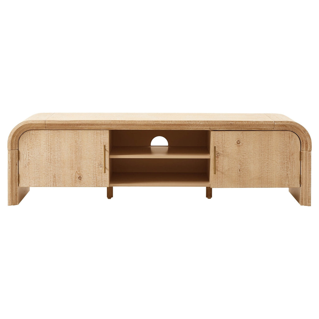 Dusklia - Alora Tv Unit for TVs up to 60- Washed Wood