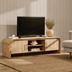 Dusklia - Alora Tv Unit for TVs up to 60- Washed Wood