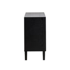 Dusklia - Amaya Ash 2 Door Sideboard - Black