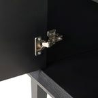 Dusklia - Amaya Ash 2 Door Sideboard - Black