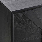 Dusklia - Amaya Ash 2 Door Sideboard - Black