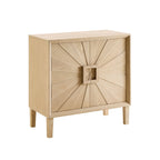 Dusklia - Amaya Ash 2 Door Sideboard - Light Wood