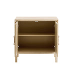 Dusklia - Amaya Ash 2 Door Sideboard - Light Wood