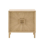 Dusklia - Amaya Ash 2 Door Sideboard - Light Wood