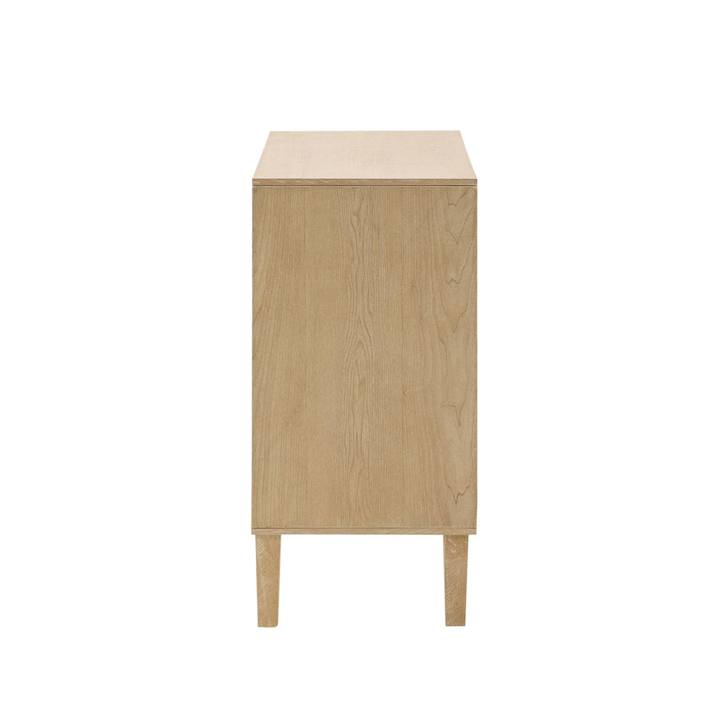 Dusklia - Amaya Ash 2 Door Sideboard - Light Wood