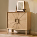 Dusklia - Amaya Ash 2 Door Sideboard - Light Wood