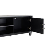 Dusklia - Amaya Ash Tv Unit for TVs up to 65 - Black
