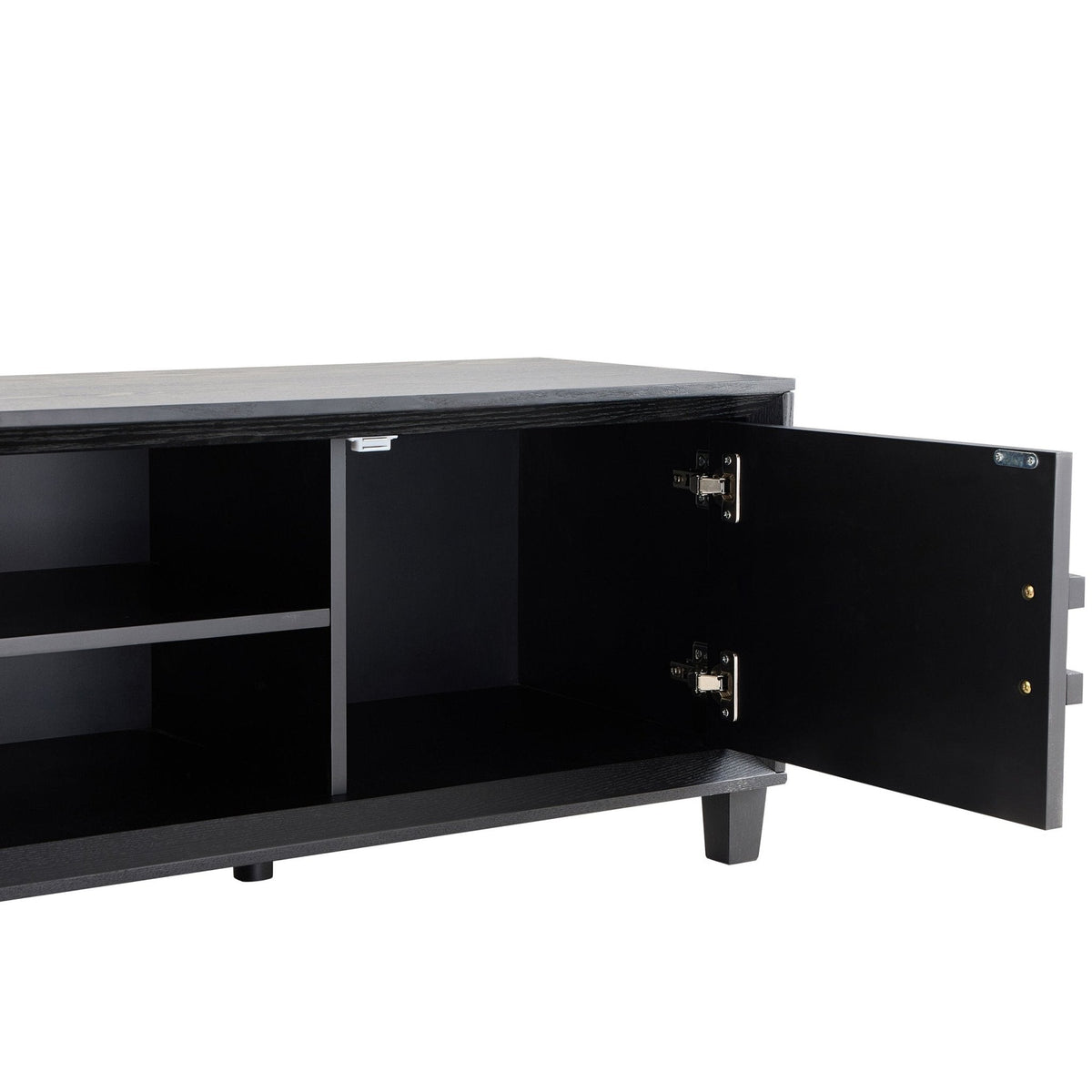 Dusklia - Amaya Ash Tv Unit for TVs up to 65 - Black