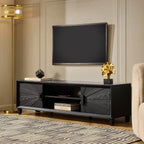 Dusklia - Amaya Ash Tv Unit for TVs up to 65 - Black