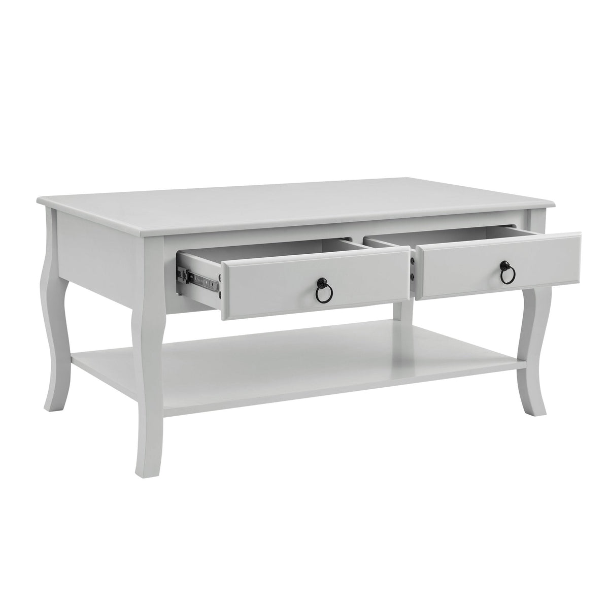 Dusklia - Amelie 3 Piece Living Room Furniture Set - Light Grey