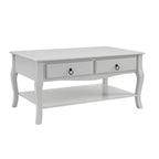 Dusklia - Amelie 3 Piece Living Room Furniture Set - Light Grey