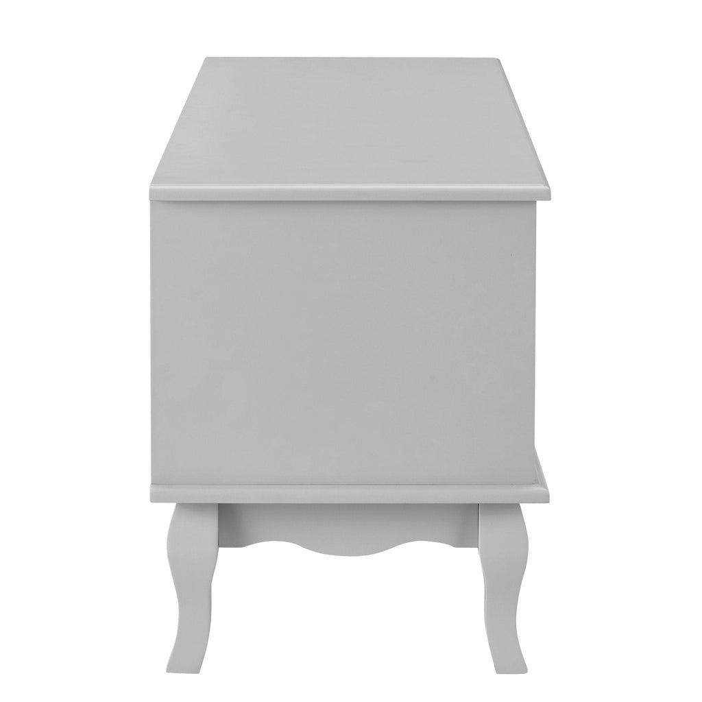 Dusklia - Amelie 3 Piece Living Room Furniture Set - Light Grey