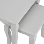 Dusklia - Amelie 3 Piece Living Room Furniture Set - Light Grey