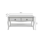 Dusklia - Amelie Coffee Table -  Light Grey