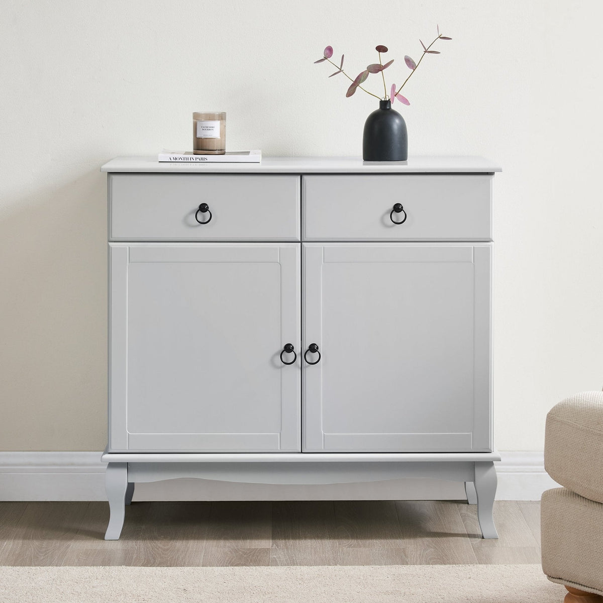 Dusklia - Amelie Sideboard - Light Grey