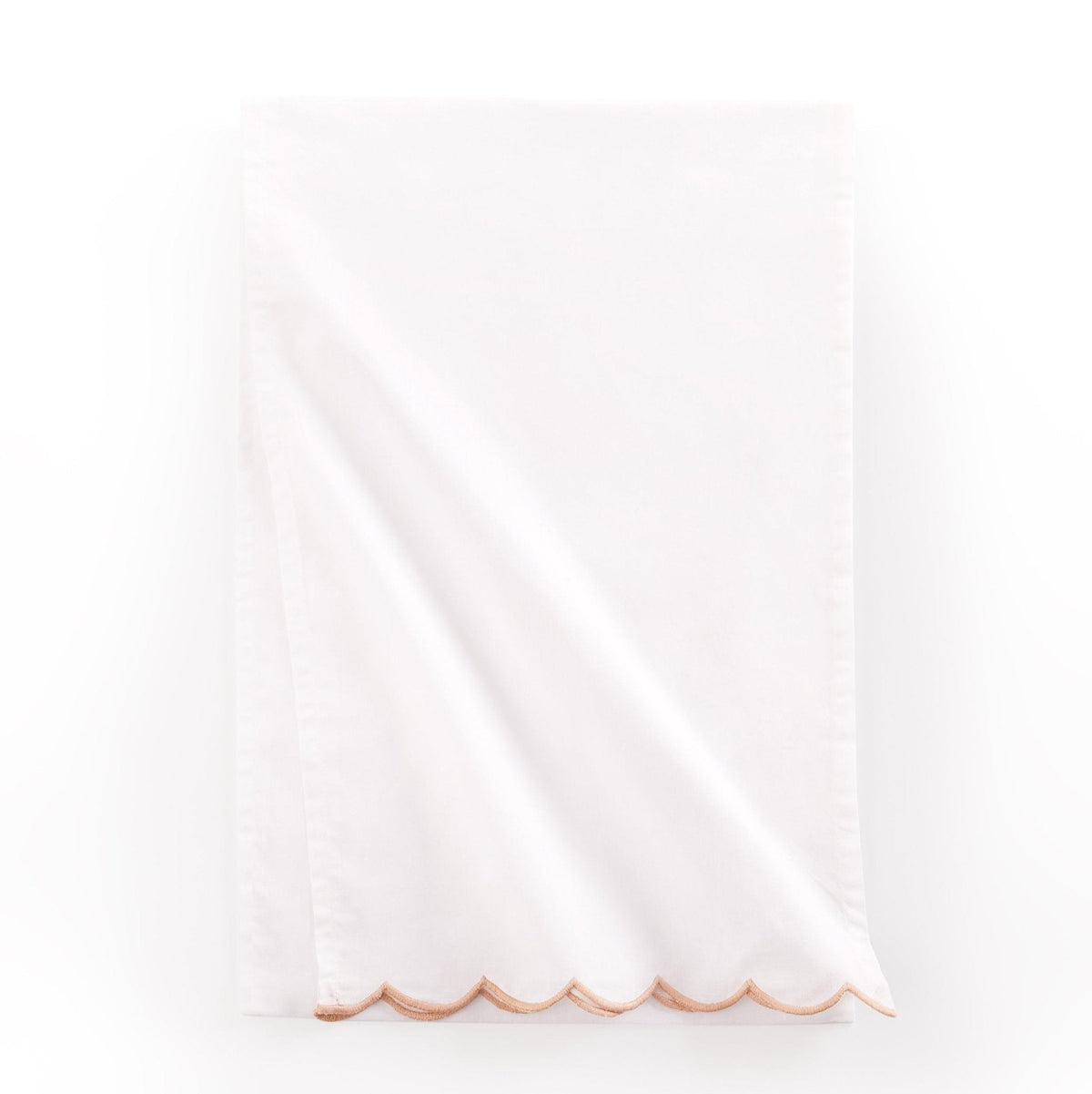 Dusklia - Amor Scallop Edge Table Runner - Pink Sand