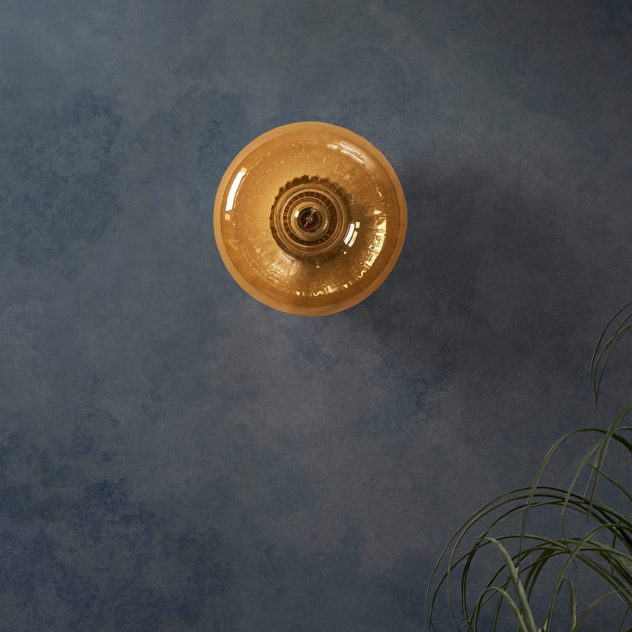 Dusklia - Anillo Glass Ring Wall Light - Amber