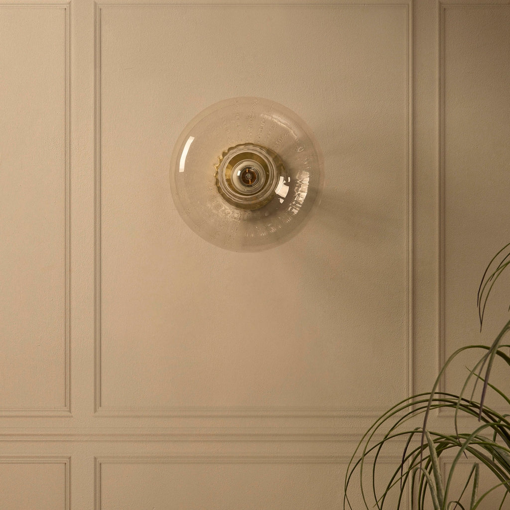 Dusklia - Anillo Glass Ring Wall Light - Clear