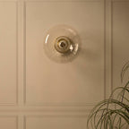 Dusklia - Anillo Glass Ring Wall Light - Clear