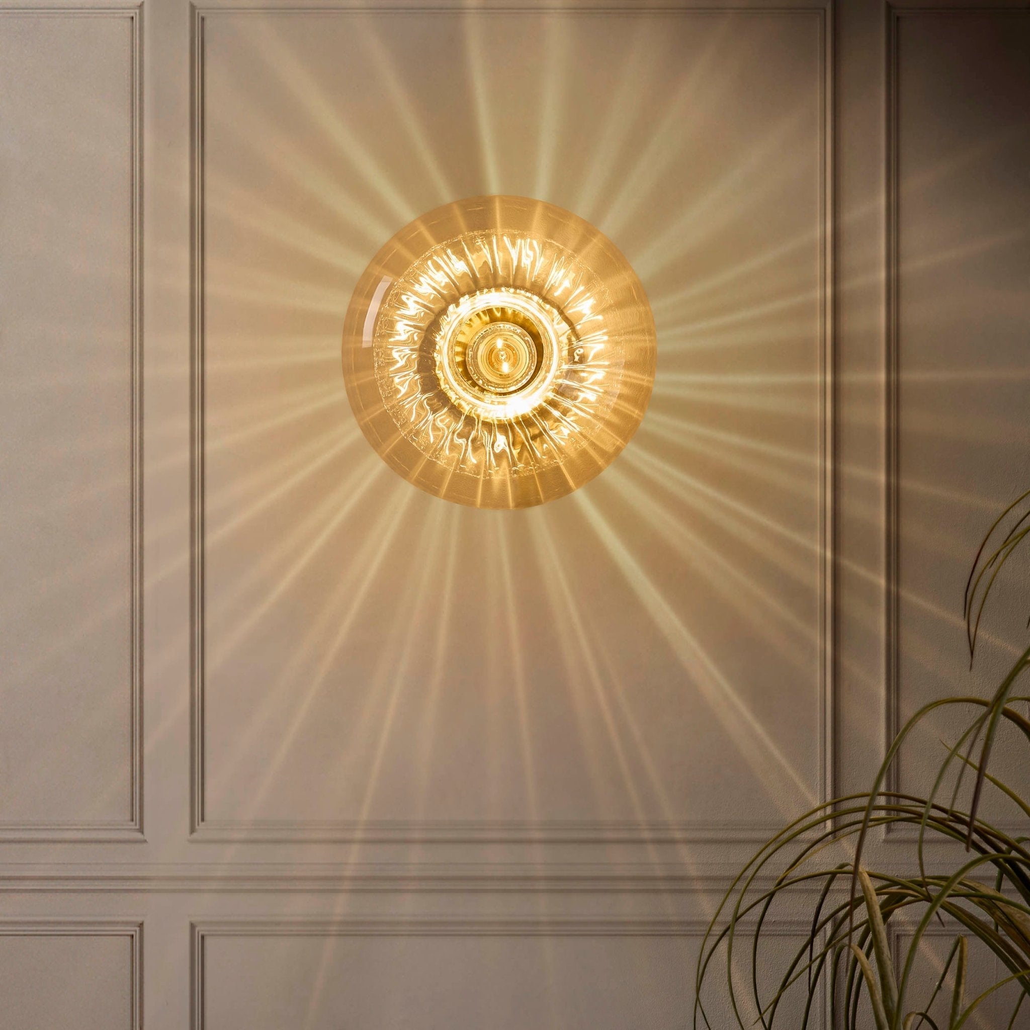 Dusklia - Anillo Glass Ring Wall Light - Clear