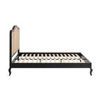 Dusklia - Annecy Rattan Bed Frame - Black