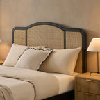 Dusklia - Annecy Rattan Bed Frame - Black