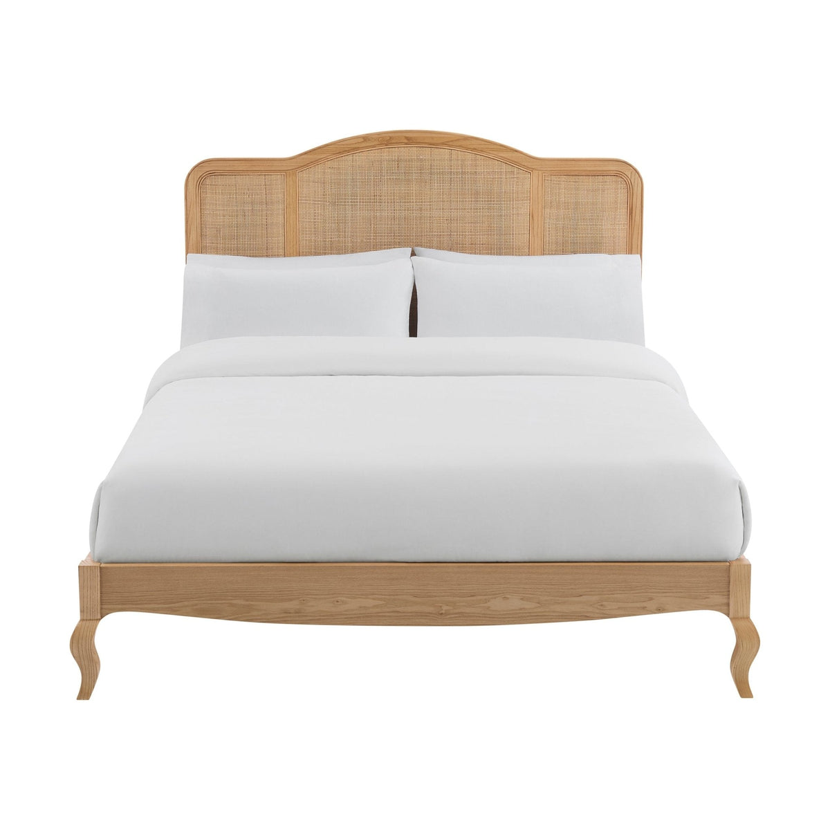 Dusklia - Annecy Rattan Bed Frame - Natural