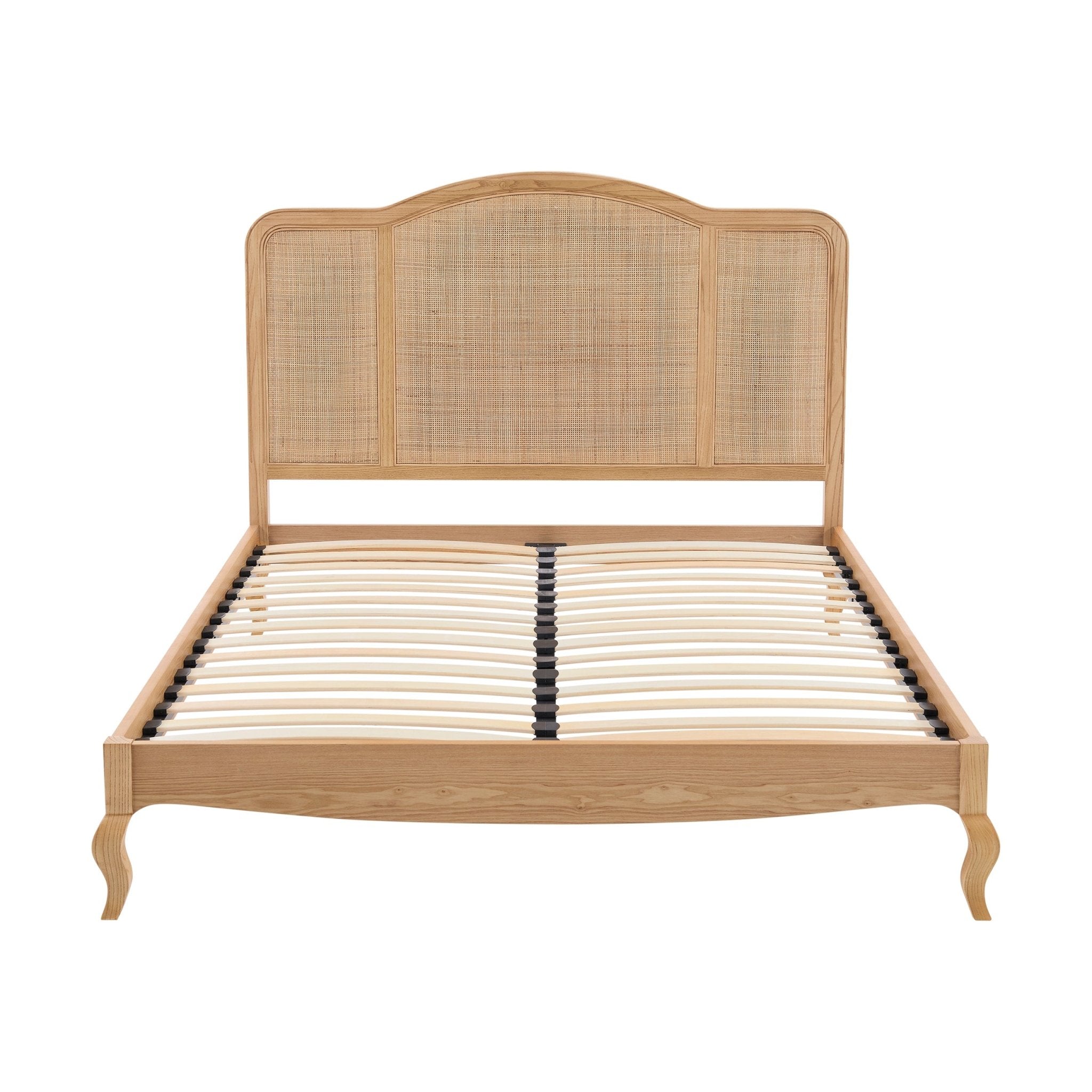 Dusklia - Annecy Rattan Bed Frame - Natural