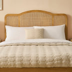 Dusklia - Annecy Rattan Bed Frame - Natural