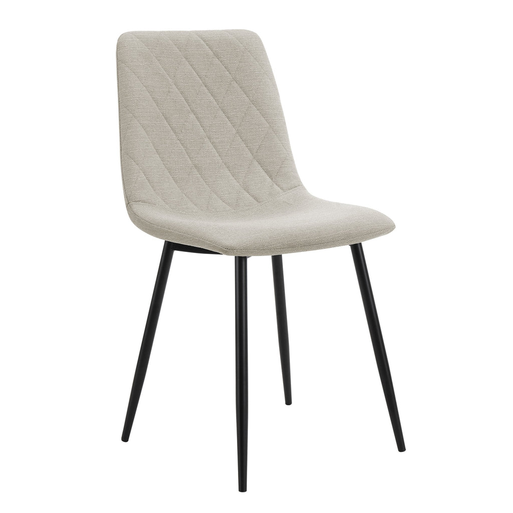 Dusklia - Annie Set Of 2 Dining Chairs - Linen - Stone Grey